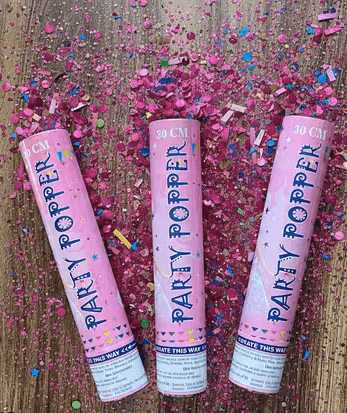 Birthday Pink Popper 3x