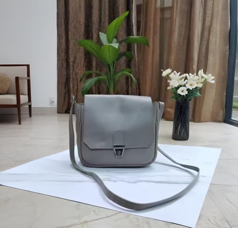 Grey Women Sling Handbag