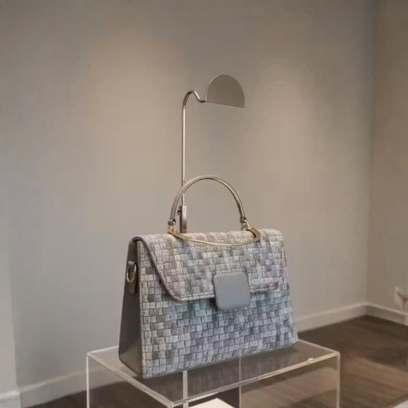Modern Tweed Handbag